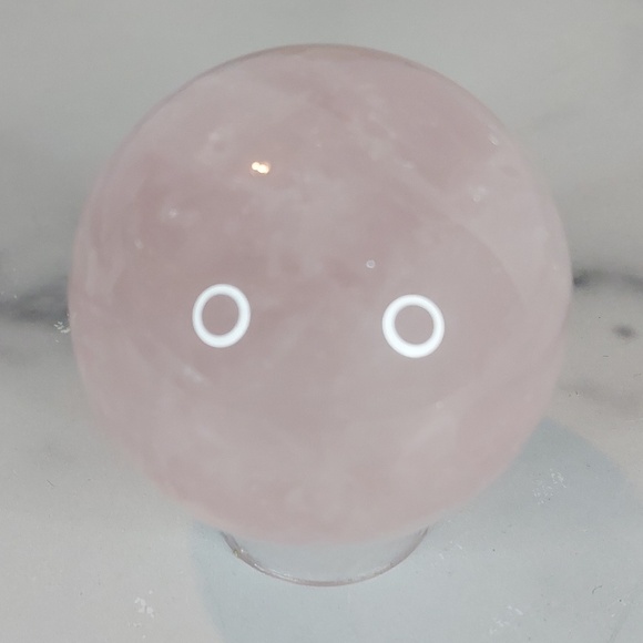Rose Quartz Sphere | Unconditional Love • Heart Healing • Compassionate Energy - Picture 3 of 5